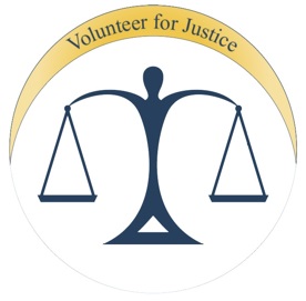 Volunteer for Justice logo